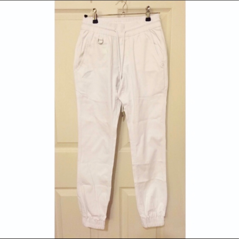NWT White Joggers / Chino Pants